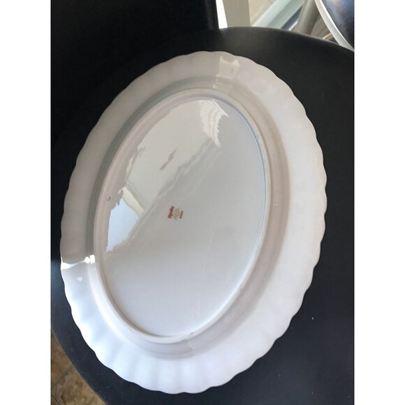 Vintage Spode Midas Bone China England Oval Serving Dish Plate 12 1/2" Y8157 - Picture 7 of 7
